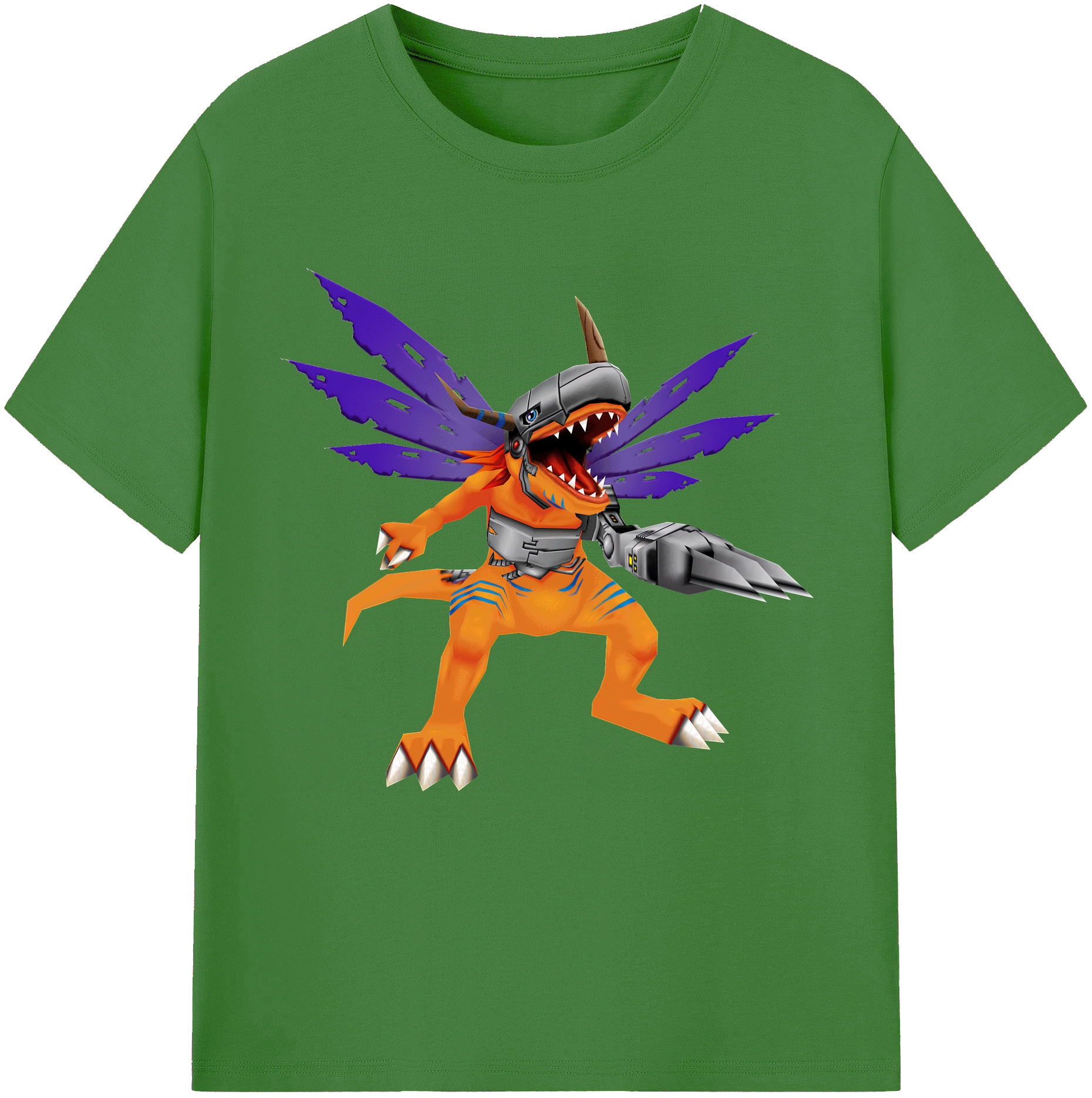 （画像用） Digimon デジタルモンスター/デジモン レディースカジュアルプリントTシャツ（綿100％）